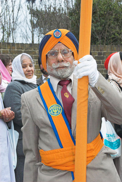 Sikhs celebrate Vaisakhi in Southall © 2006, Peter Marshall