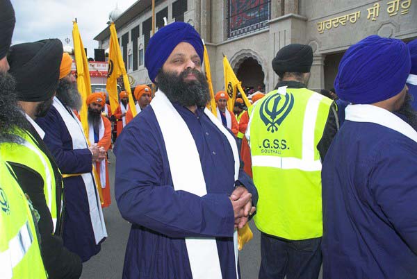 Sikhs celebrate Vaisakhi in Southall © 2006, Peter Marshall