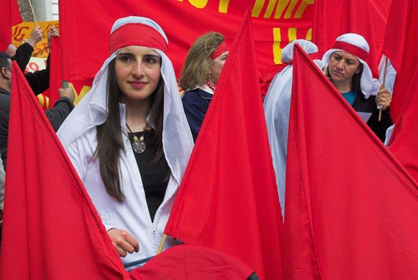 London May Day parade © 2006, Peter Marshall