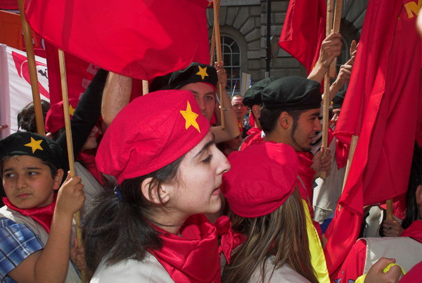 London May Day parade © 2006, Peter Marshall