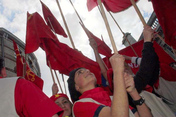 London May Day parade © 2006, Peter Marshall