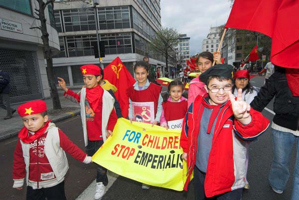 London May Day parade © 2006, Peter Marshall