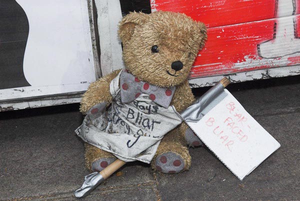 Brian Haw at Parliament Square