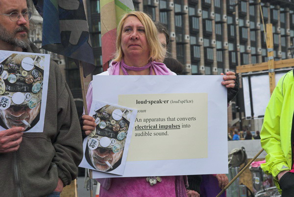 Brian Haw, Parliament Square  © 2006, Peter Marshall