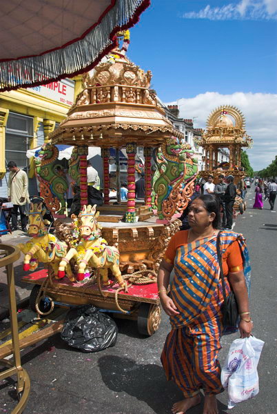 Chariot Festival, Sri Mahalakshmi Temple © 2006, Peter Marshall