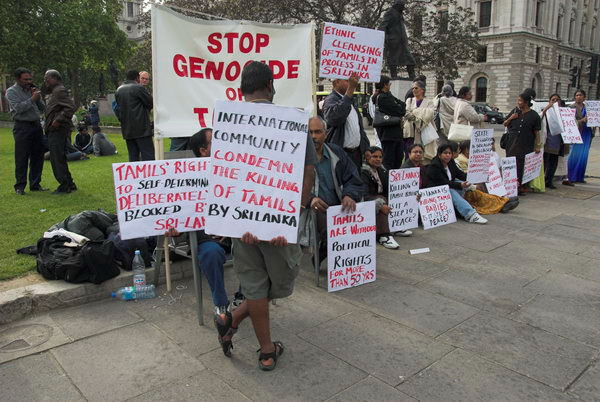 Tamils protest © 2006, Peter Marshall