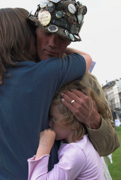 Brian Haw,5 years Parliament Square © 2006, Peter Marshall