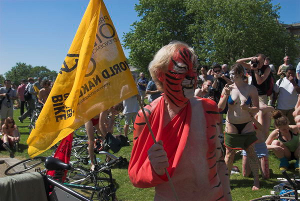 World Naked Bike Ride London. © 2006, Peter Marshall