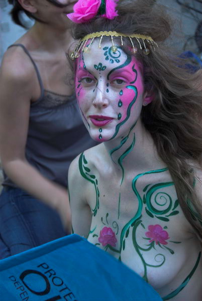 World Naked Bike Ride London. © 2006, Peter Marshall