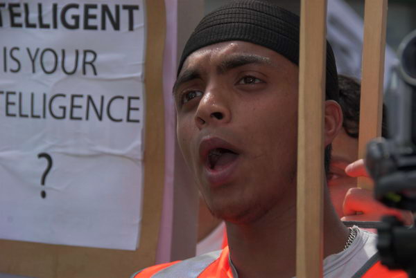 Rally for Justice - Forest Gate Raid. © 2006, Peter Marshall