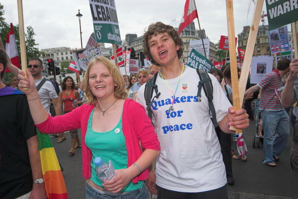 stop israeli attacks on lebanon and palestine © 2006, peter marshall
