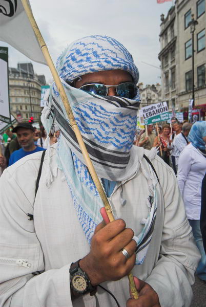 stop israeli attacks on lebanon and palestine © 2006, peter marshall