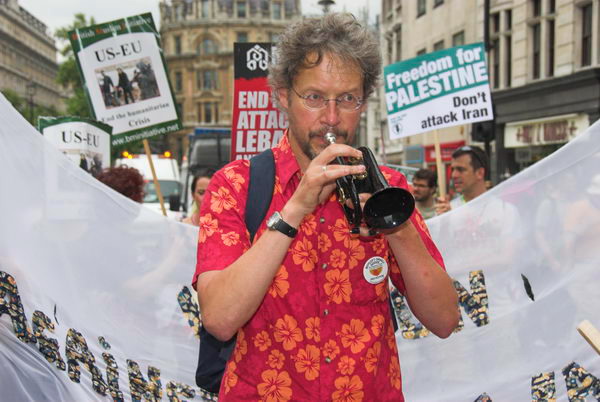 stop israeli attacks on lebanon and palestine © 2006, peter marshall