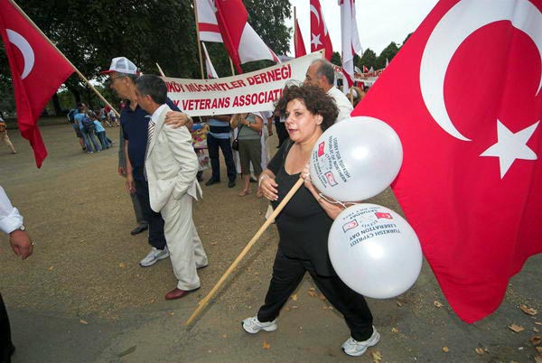 32nd  Anniversary celebrated by Turkish Cypriots © 2006, Peter Marshal