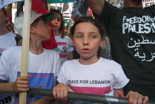 Hands off Lebanon © 2006, Peter Marshall