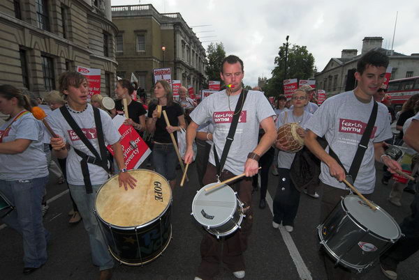Christian Aid Trade Justice March © 2006, Peter Marshall