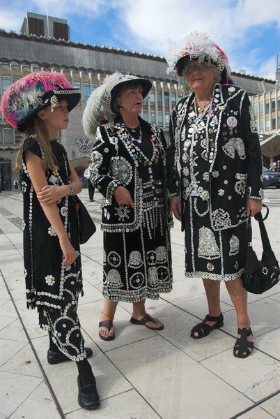 Costermongers (Pearly Kings & Queens) Harvest Festival © 2006, Peter Marshall