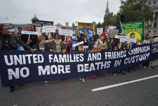 Protest Against Deaths in Custody © Peter Marshall, 2006