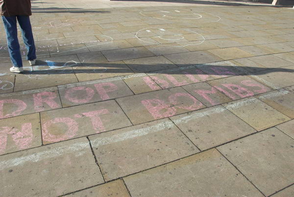 No More Fallujahs: Peace Camp Parliament Square © Peter Marshall, 2006