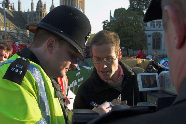 No More Fallujahs: Peace Camp Parliament Square © Peter Marshall, 2006