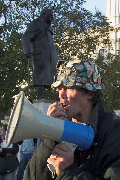 No More Fallujahs: Peace Camp Parliament Square © Peter Marshall, 2006