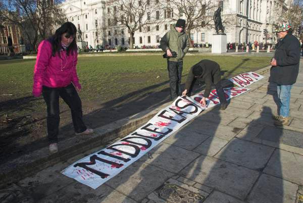 Parliament Square Protest 2007 © Peter Marshall, 2007