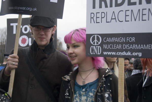 Stop Trident, Troops out of Iraq © 2007, Peter Marshall
