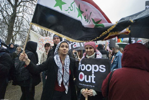Stop Trident, Troops out of Iraq © 2007, Peter Marshall