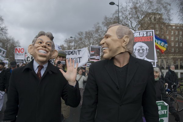 Stop Trident, Troops out of Iraq © 2007, Peter Marshall