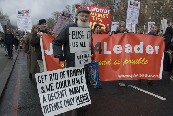Stop Trident, Troops out of Iraq © 2007, Peter Marshall