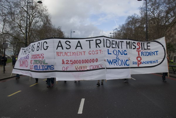 Stop Trident, Troops out of Iraq © 2007, Peter Marshall