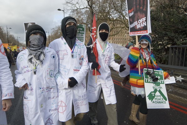 Stop Trident, Troops out of Iraq © 2007, Peter Marshall