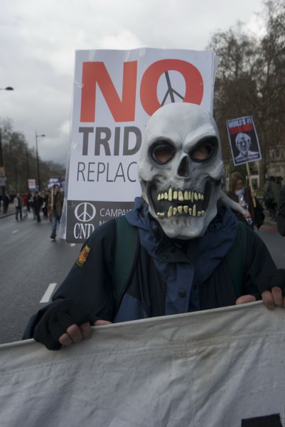 Stop Trident, Troops out of Iraq © 2007, Peter Marshall