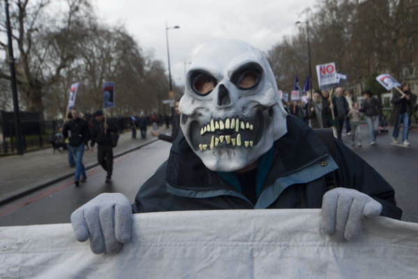 Stop Trident, Troops out of Iraq © 2007, Peter Marshall