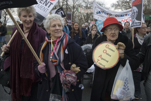 Stop Trident, Troops out of Iraq © 2007, Peter Marshall