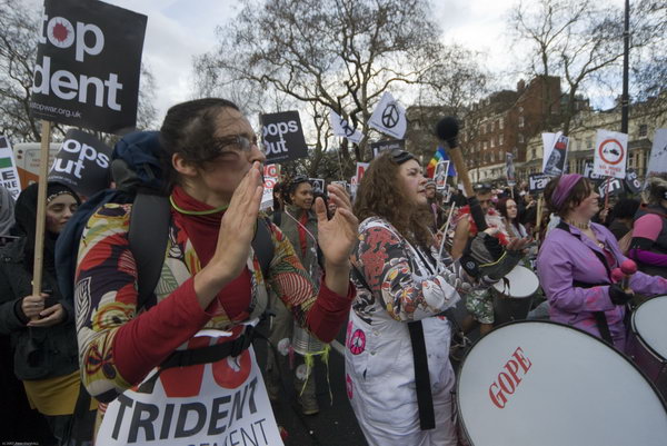 Stop Trident, Troops out of Iraq © 2007, Peter Marshall