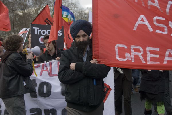 Stop Trident, Troops out of Iraq © 2007, Peter Marshall