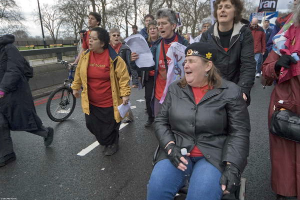 Stop Trident, Troops out of Iraq © 2007, Peter Marshall