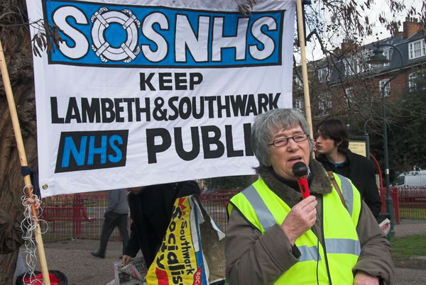 NHS March, Camberwell © 2007, Peter Marshall