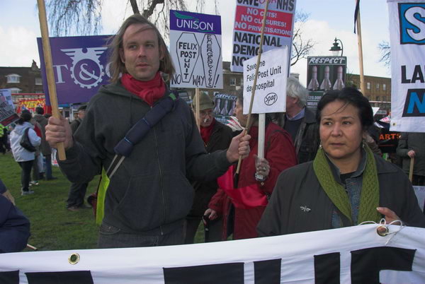 NHS March, Camberwell © 2007, Peter Marshall