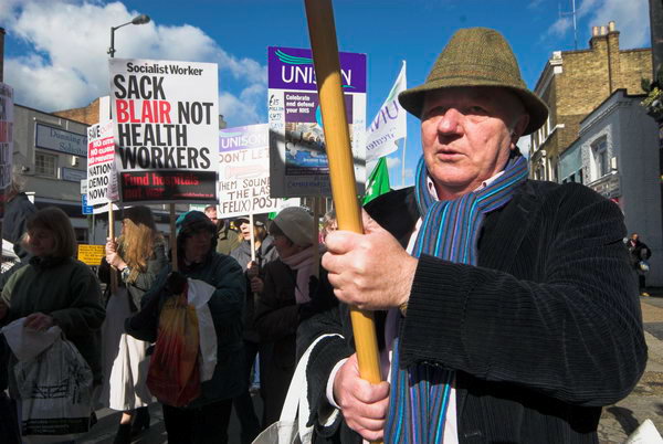 NHS March, Camberwell © 2007, Peter Marshall