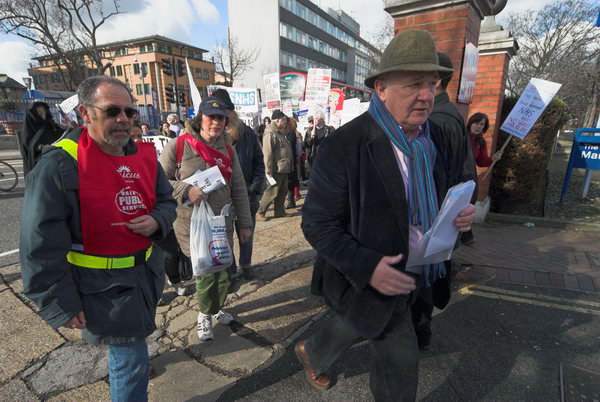 NHS March, Camberwell © 2007, Peter Marshall