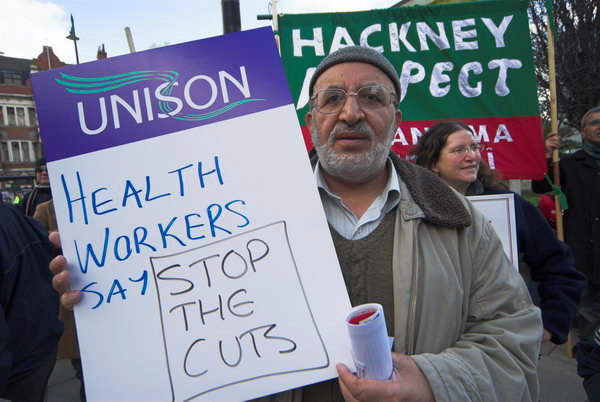 Keep the NHS working, Hackney © 2007, Peter Marshall