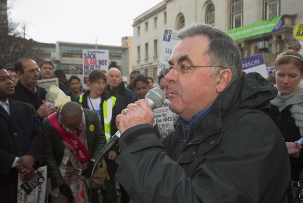 Keep the NHS working, Hackney © 2007, Peter Marshall