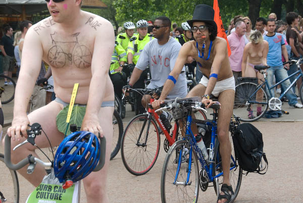 World Naked Bike Ride, London © 2007, Peter Marshall