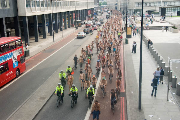 World Naked Bike Ride, London © 2007, Peter Marshall