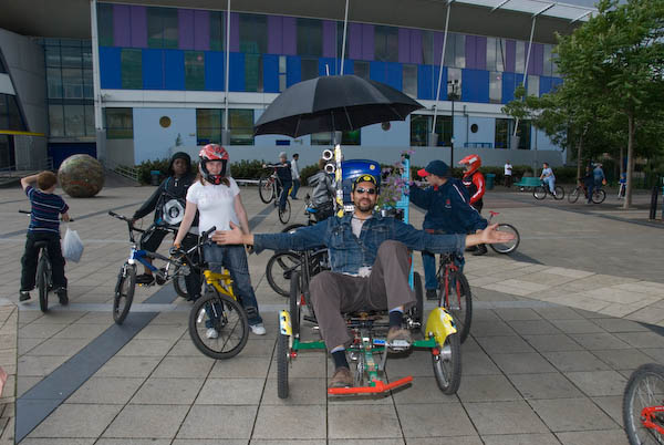 Bike Riders from Burgess Park © 2007, Peter Marshall