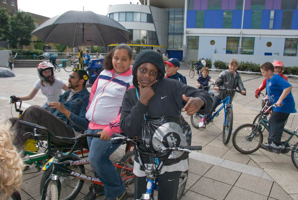 Bike Riders from Burgess Park © 2007, Peter Marshall